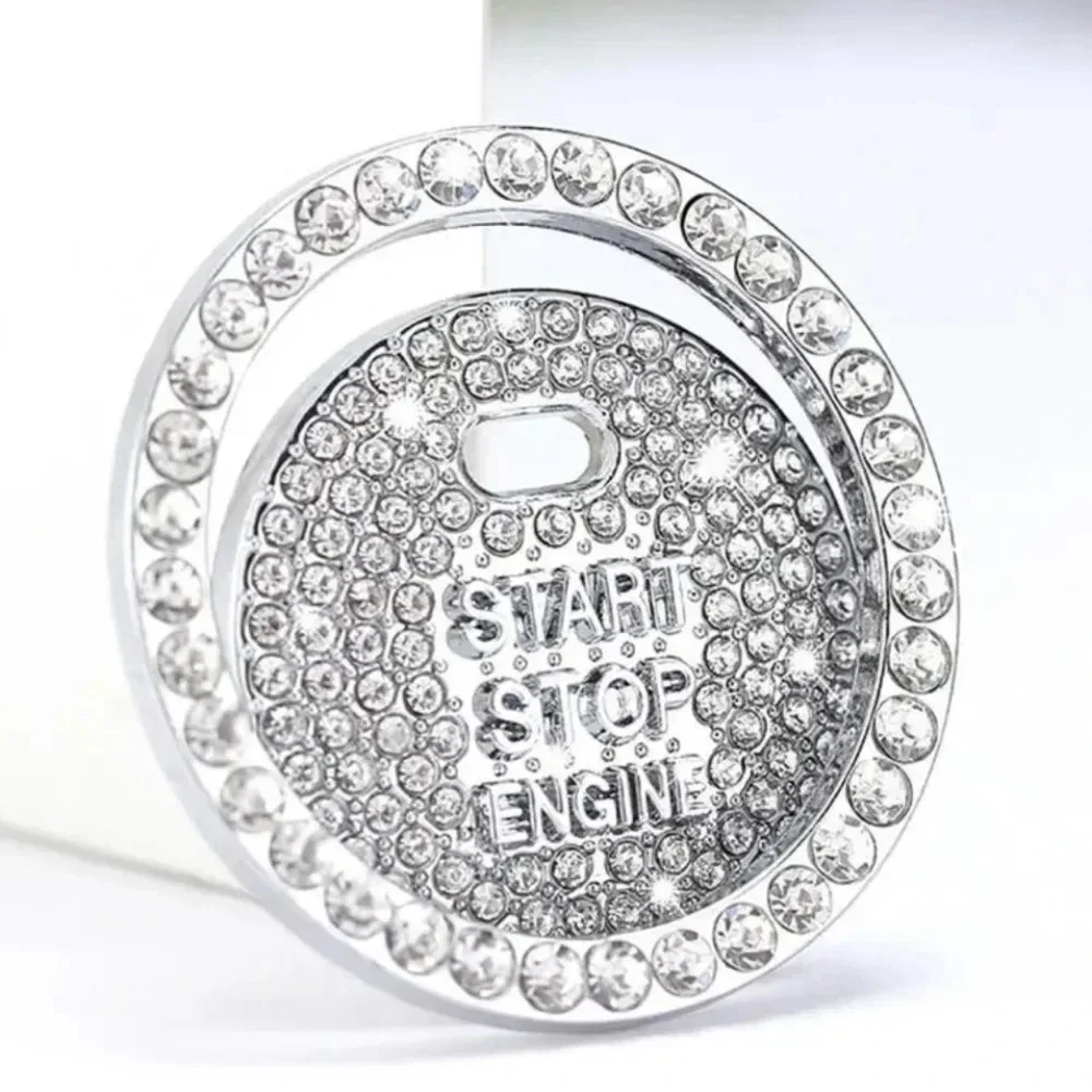 Push Start Bling Button Cover